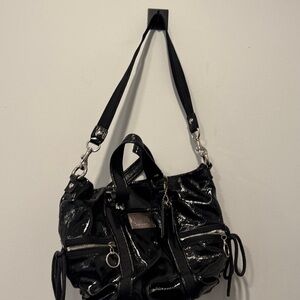 Coach Black Patent Leather Women's Bag